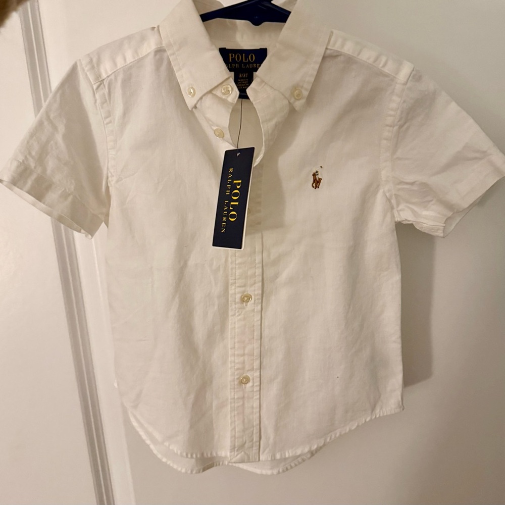 Polo by Ralph Lauren Kids White Button Down Shirt
